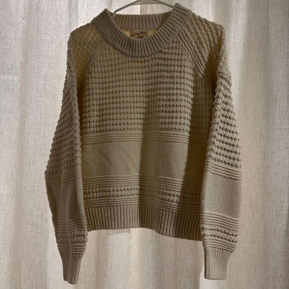 Universal Thread Sweaters - Universal-thread Women's Cream and Tan Jumper